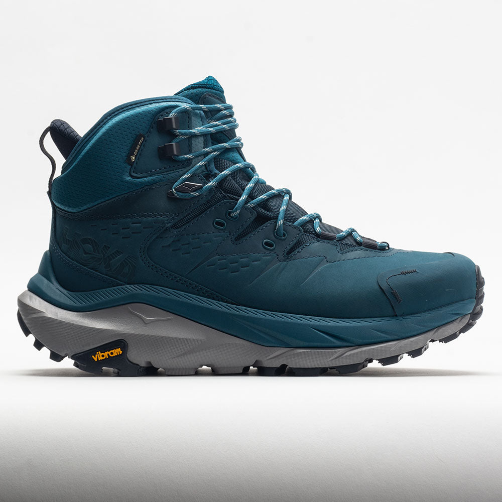 HOKA Kaha 2 GTX Men's Hiking Shoes Blue Coral/Blue Graphite Size 13 Width D - Medium