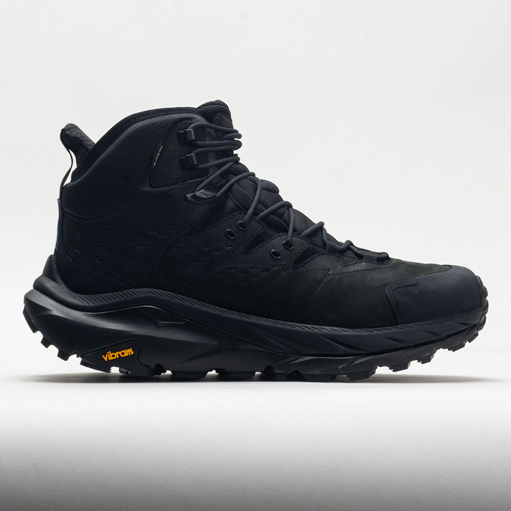 HOKA Kaha 2 GTX Men's Hiking Shoes Black/Black Size 13 Width D - Medium