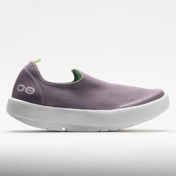 OOFOS OOmg eeZee Women's White/Mauve (Item #631314)