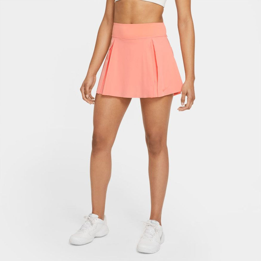 Nike Club Skirt 16"" Women's Tennis Apparel Crimson Bliss, Size Small