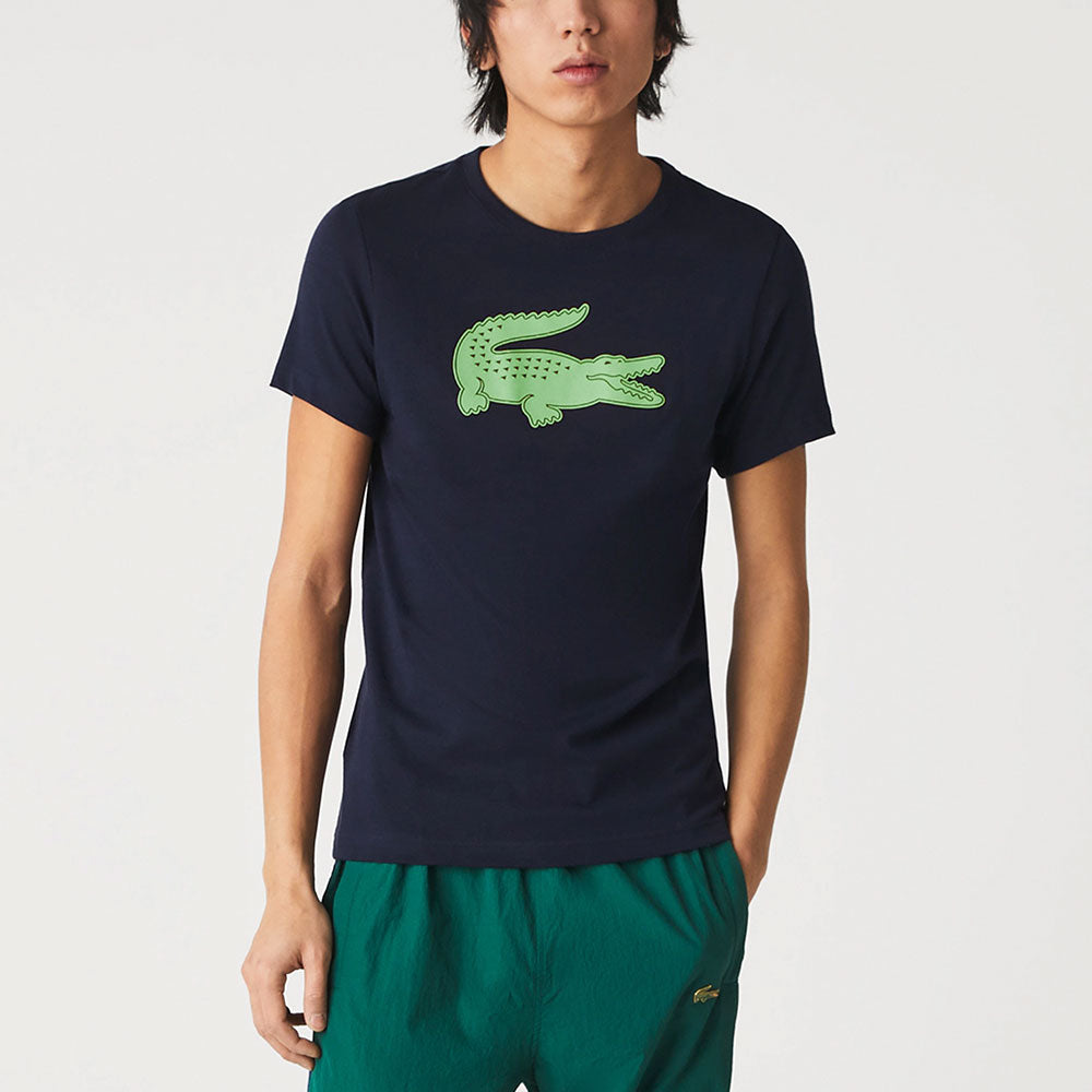 Lacoste Core Performance Tee Men's Tennis Apparel Navy, Size Small