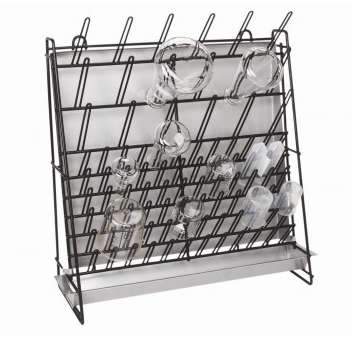 Laboratory Glassware Drying Rack, 72 Place, Removable Pegs, High Impact  Polystyrene