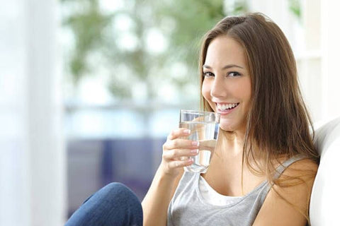 drinking water makes your face natural radiance