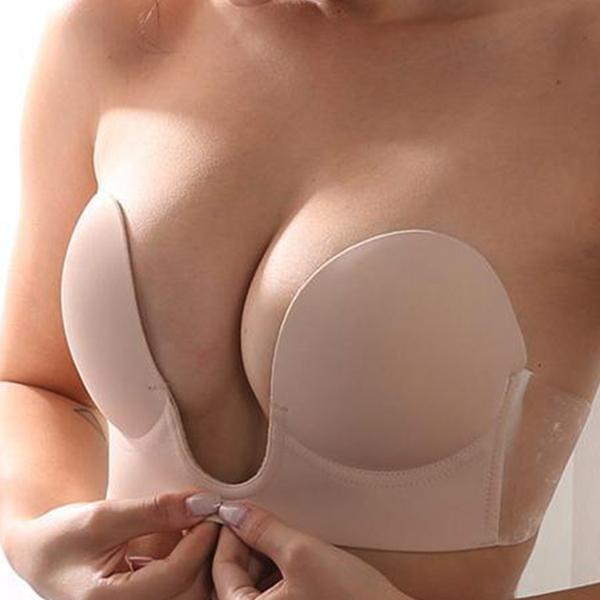 backless stick on push up bra