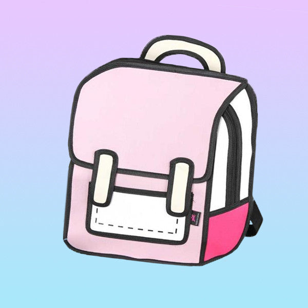 2D Cartoon Backpack – Very Peachy Clothing