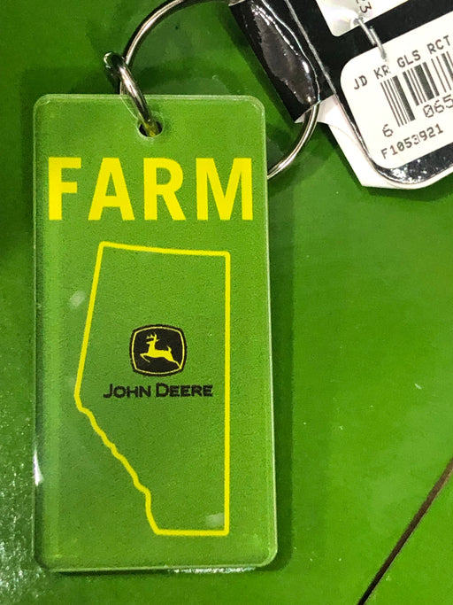 John Deere Trademark Key Ring