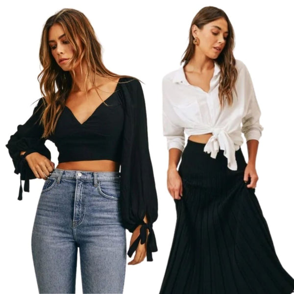 Womenswear - How to Style Cropped Tops | Spring 2022