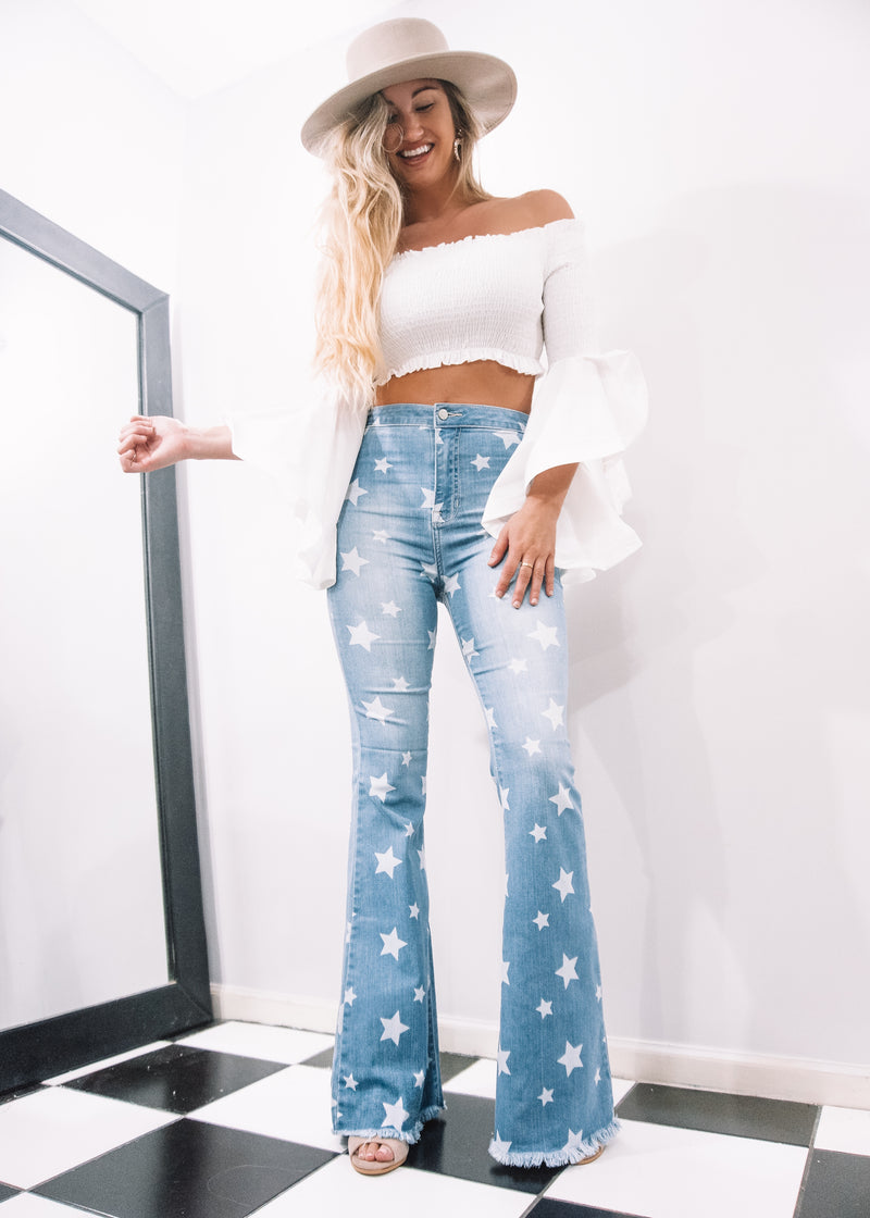 star flare jeans