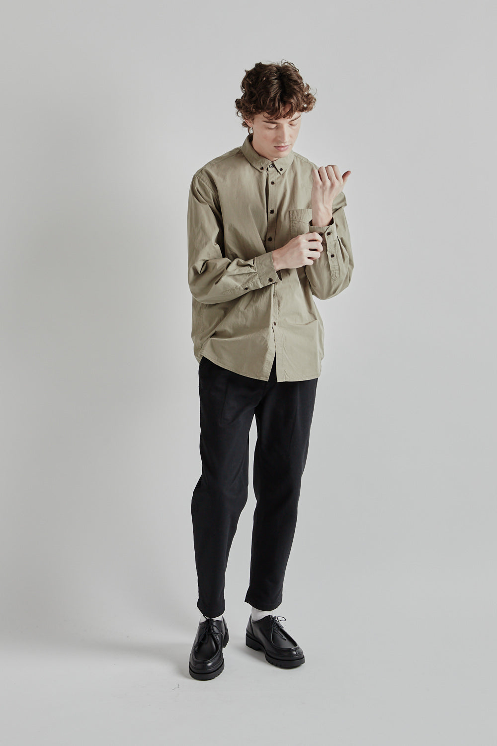 Frizmworks High Count French Shirt Khaki Grey 12