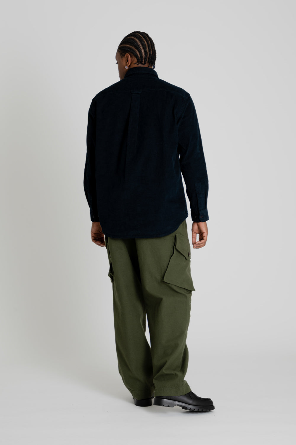 Frizmworks OG Corduroy Shirt Navy Back