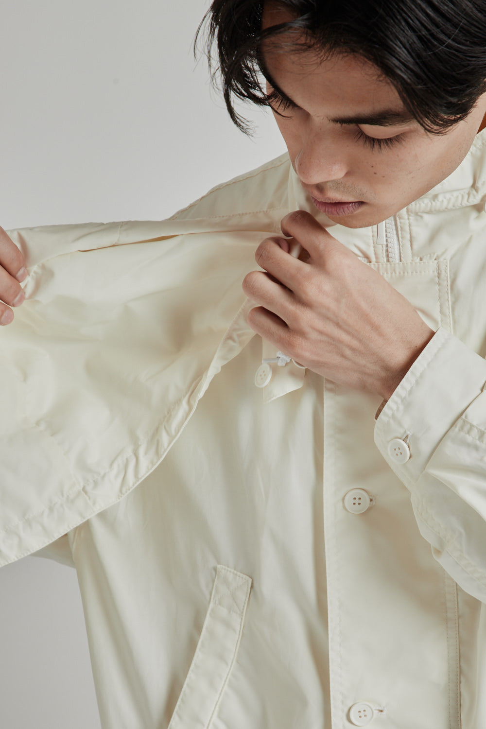 Is ness Hoodie Jacket Off White White 19
