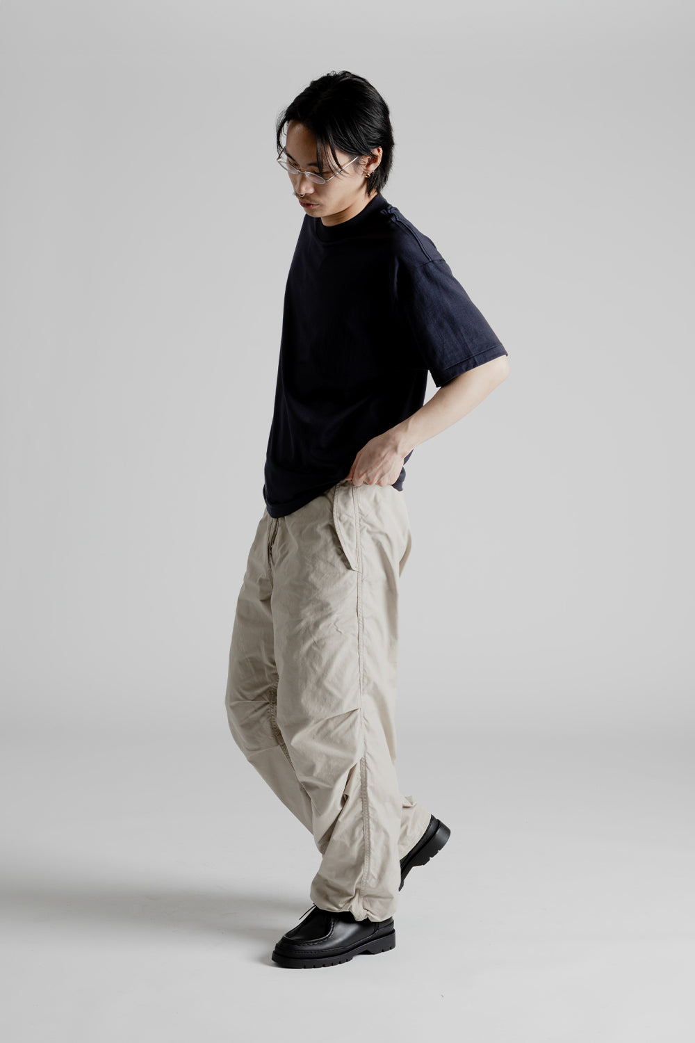 Kaptain Sunshine Suvin Surpima Light Tee Navy Side