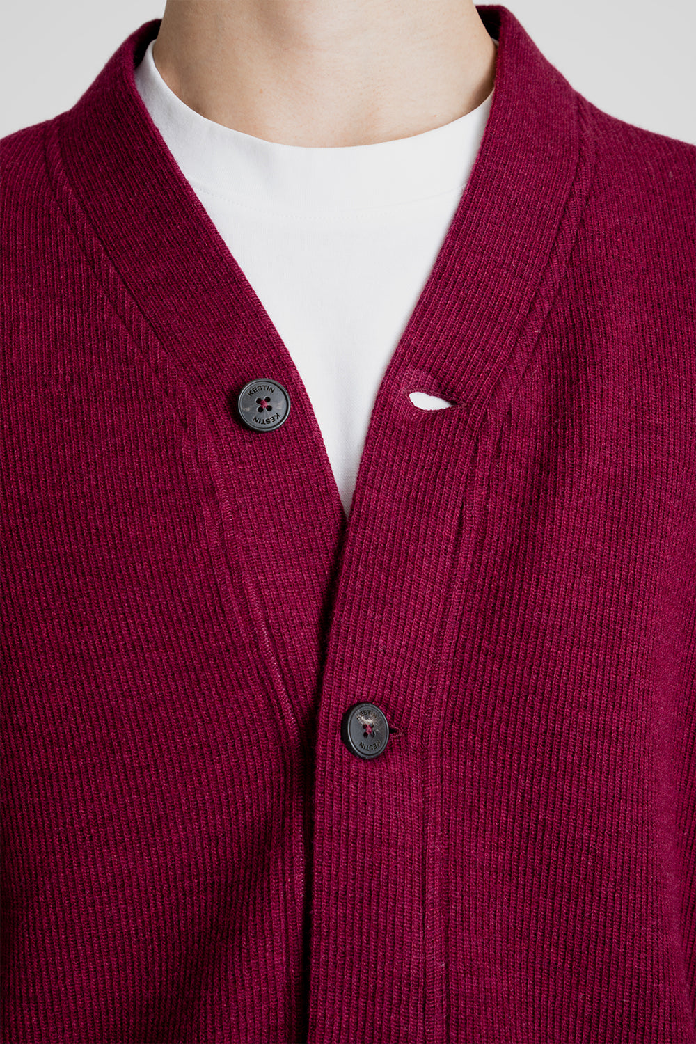 Kestin Glencorse Cardigan Berry Detail 01