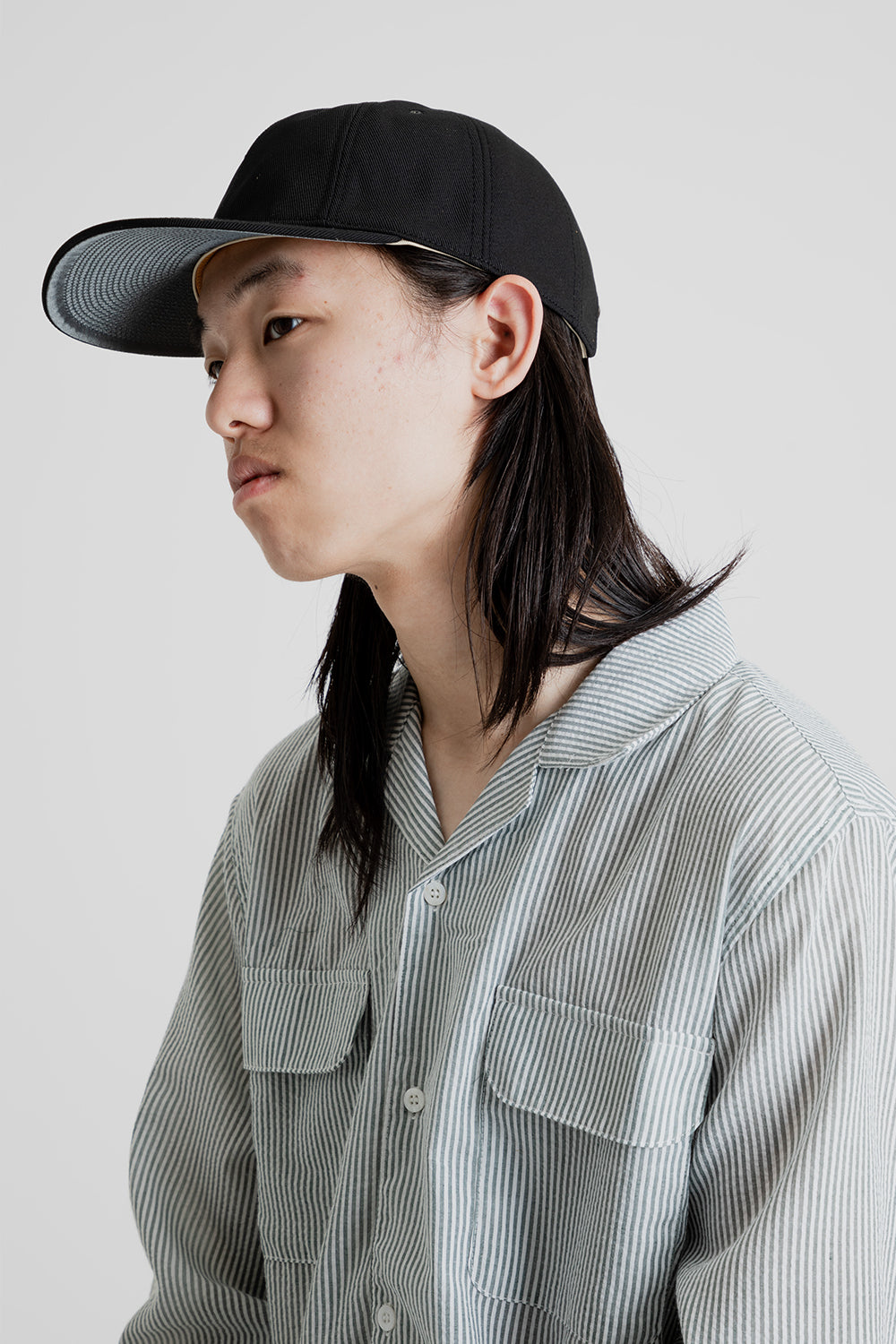 Poten Twist Yarn Cap Black Side