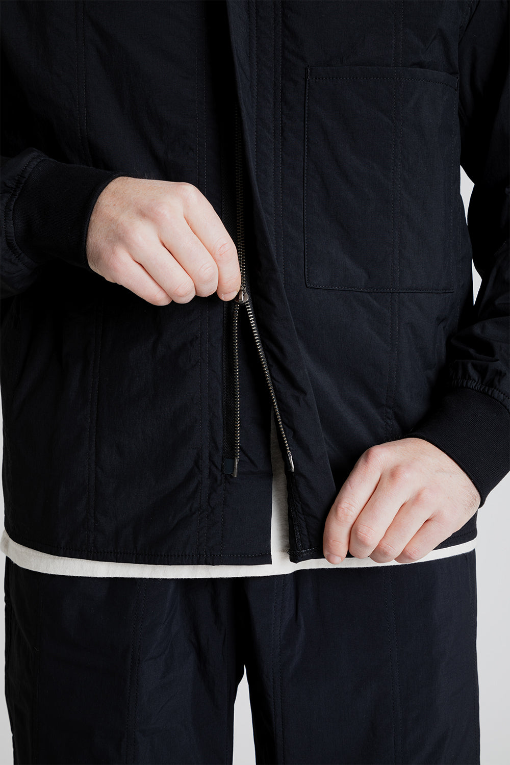 SK Manor Hill Horizon Bomber Black Detail 02
