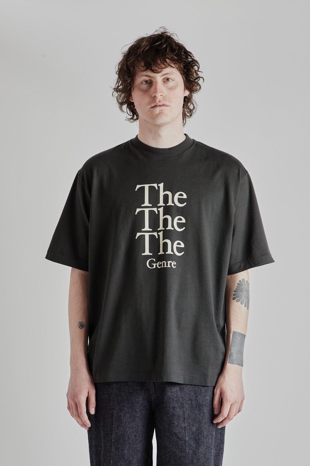 blurhms ROOTSTOCK The Genre The Print Wide Tee Black 01