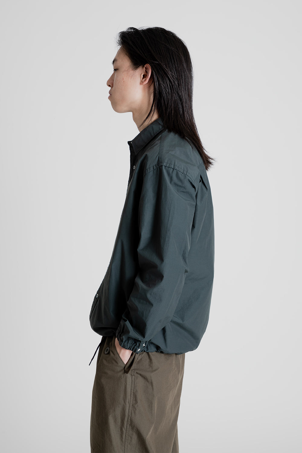 Frizmworks Nylon Shirt Jacket Teal Detail 03