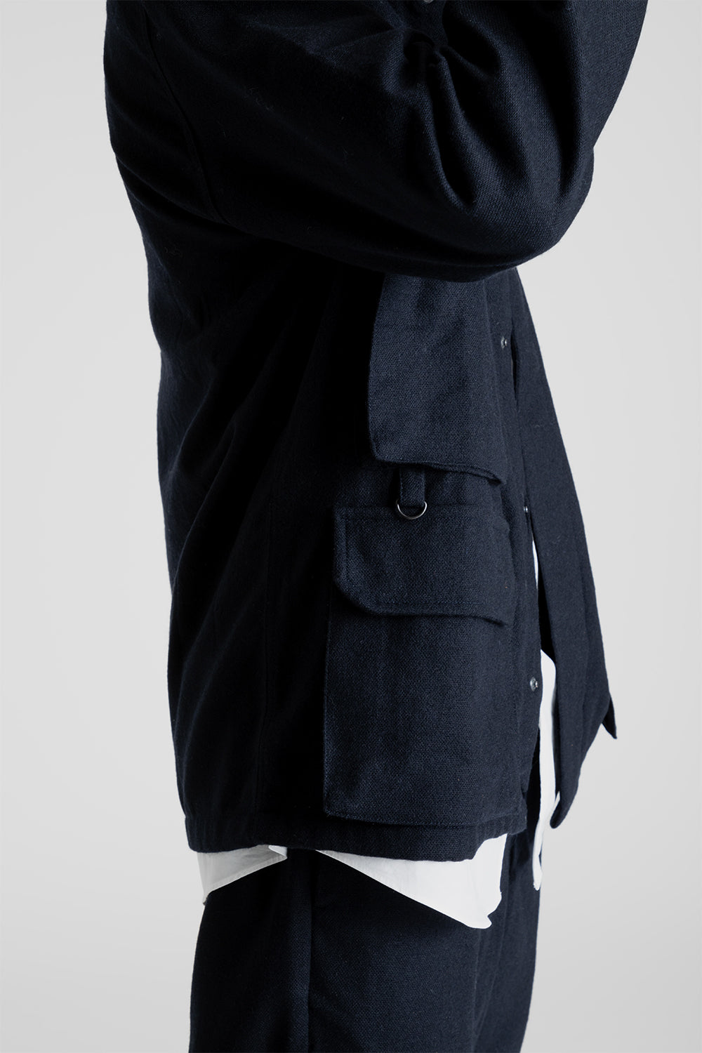 Kestin Strathblane Jacket Dark Navy Cordura Detail 04