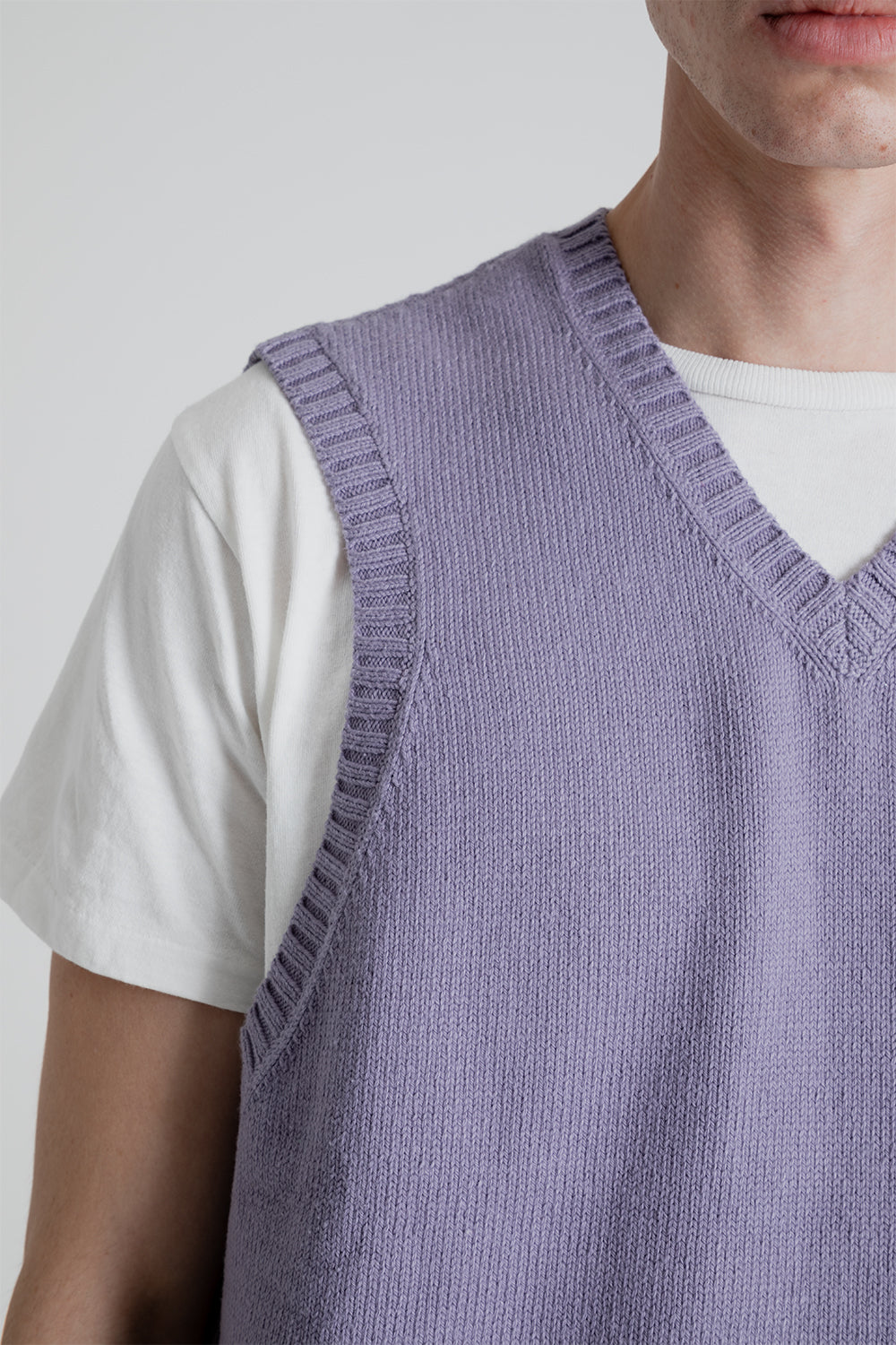 S.K. Manor Hill Sweater Vest in Lavender | Wallace Mercantile Shop