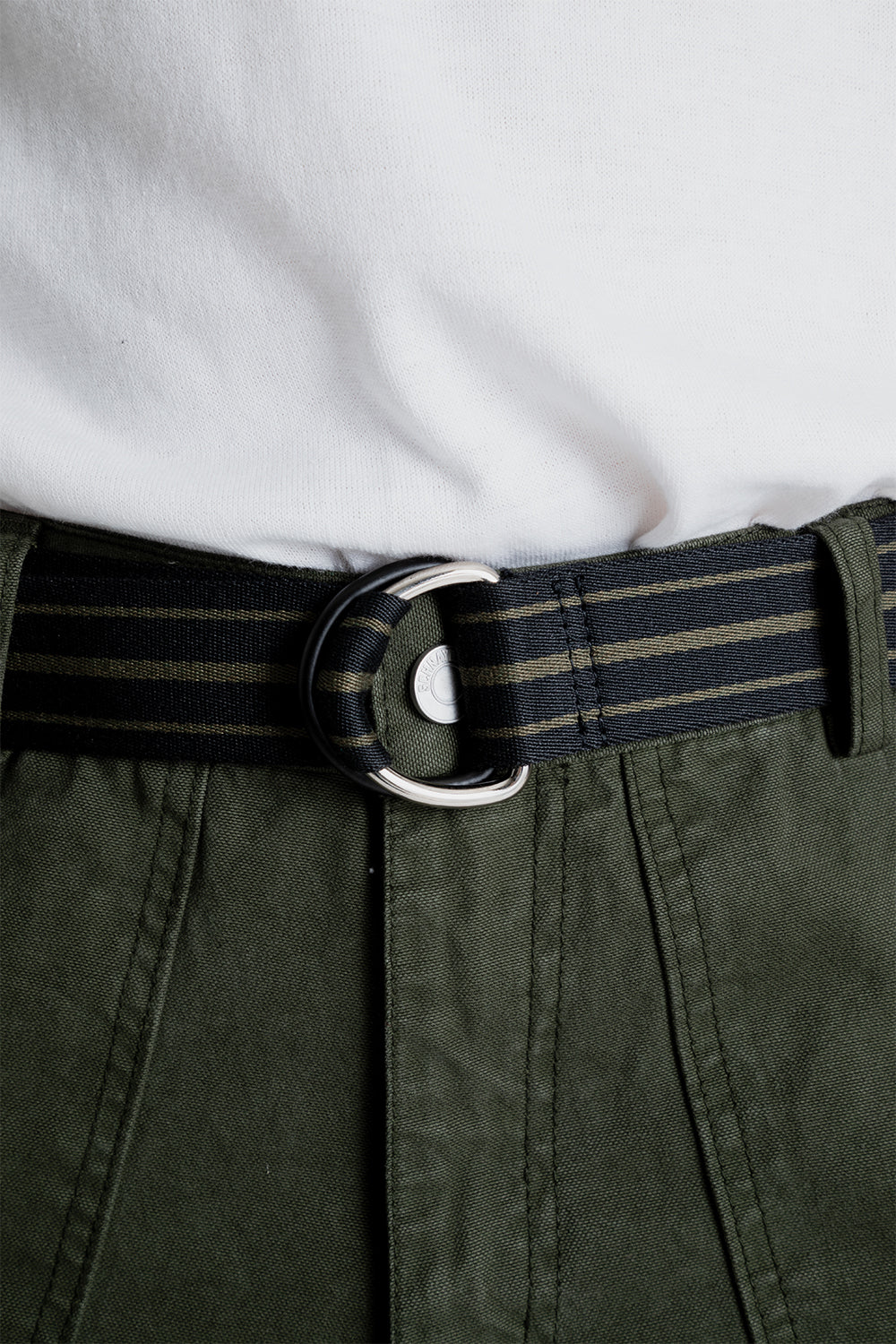 Kaptain Sunshine Rubber Belt in Black | Zettnmk