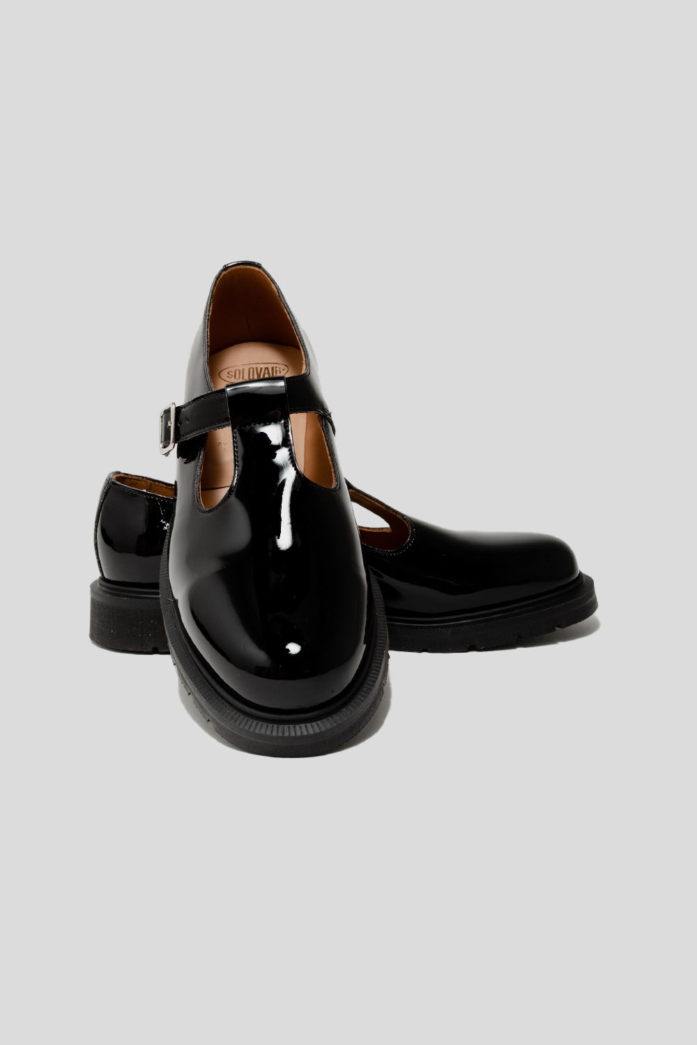 Solovair Mary Jane Shoe in Black Patent | Wallace Mercantile Shop