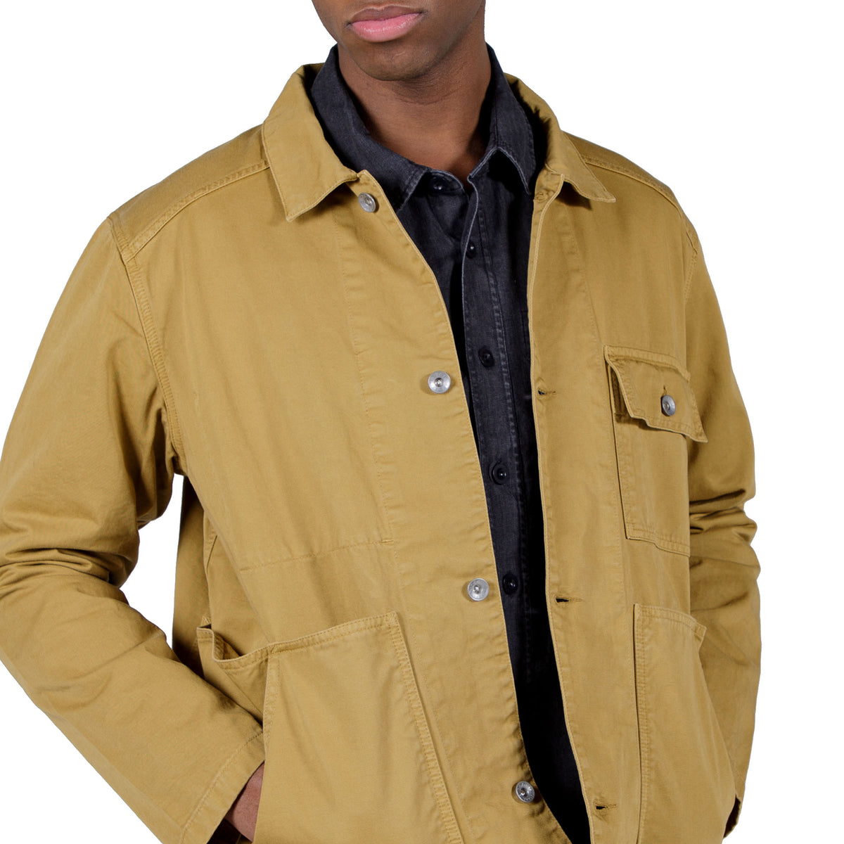 Albam GD Twill Carpenters Jacket in Tobacco - Wallace Mercantile Shop