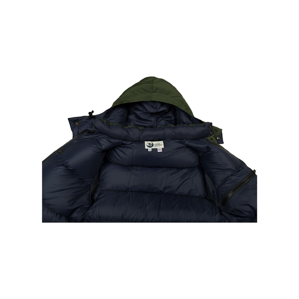 Crescent Down Works Classico Down Parka Olive Wallace Mercantile Shop