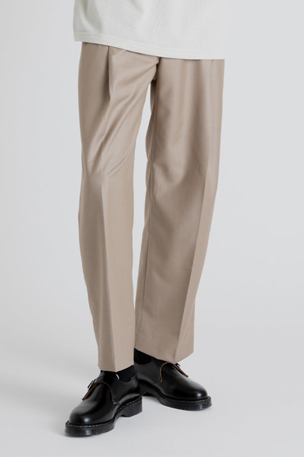 Frizmworks OG One Tuck Wide Slack Pants in Beige | Wallace Mercantile ...