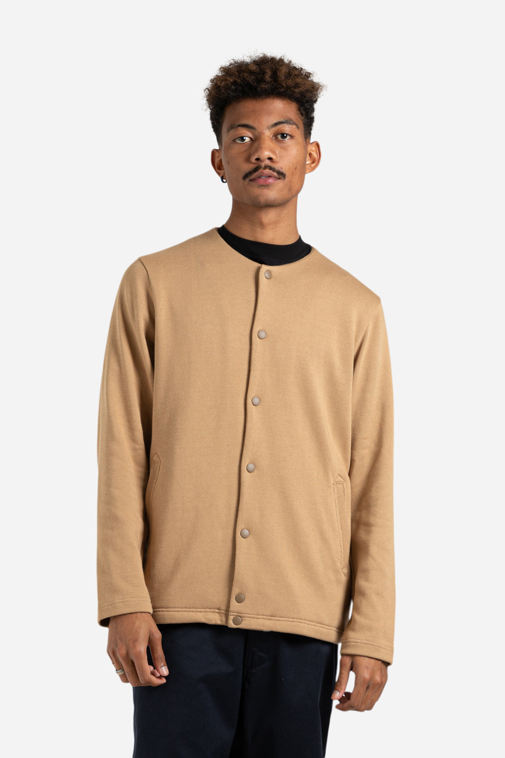 Jackman Heavy Pima Crewneck in Fawn - Wallace Mercantile Shop