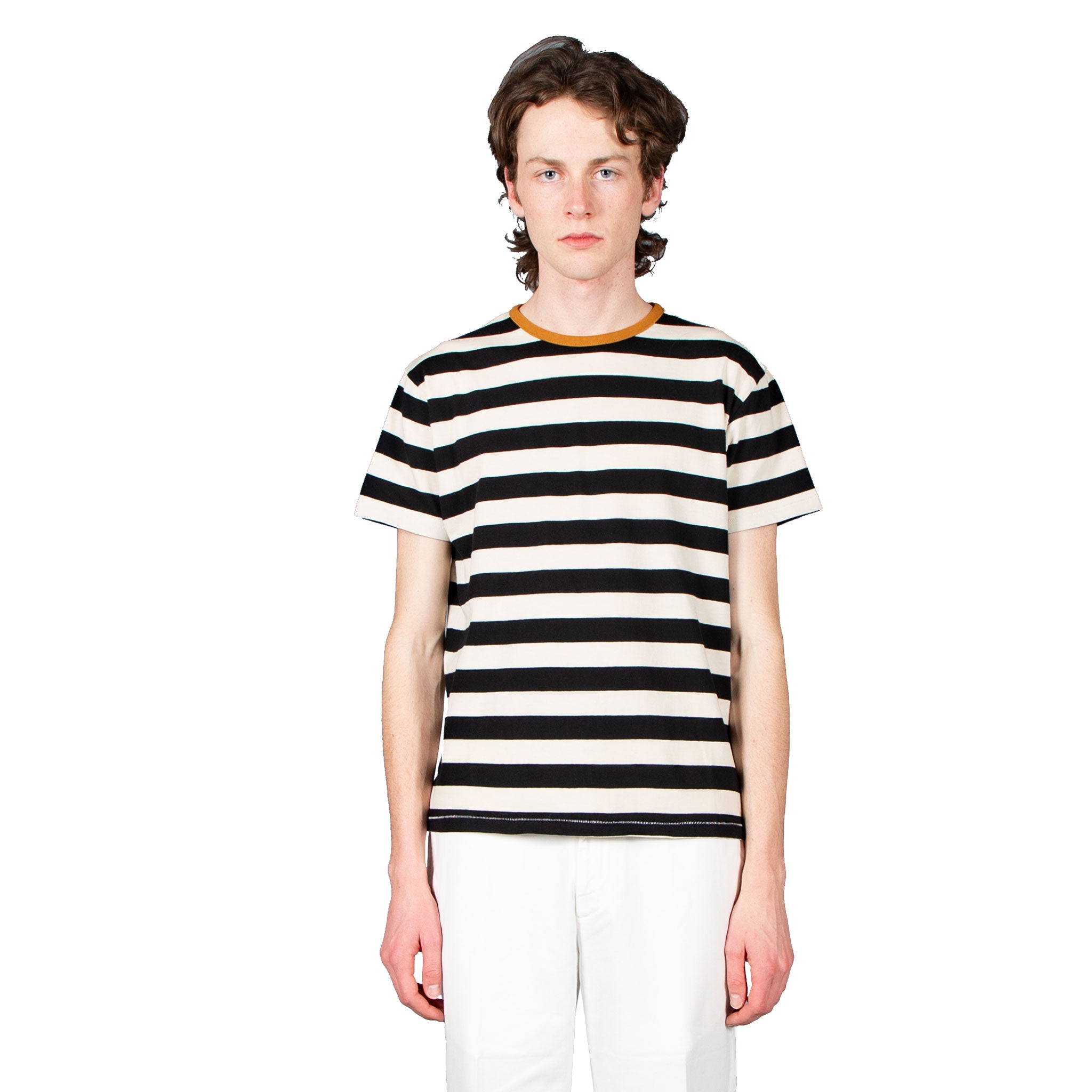 knickerbocker mojave tee stripes white black front