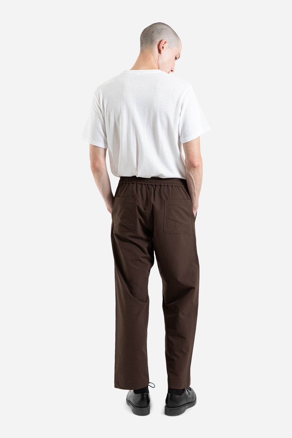 Nanamica ALPHADRY Wide Easy Pants in Brown - Wallace Mercantile Shop