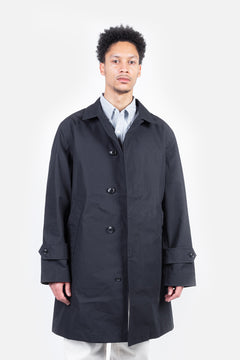 Nanamica GORE-TEX Soutien Collar Coat in Navy - Wallace