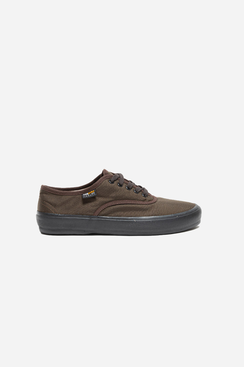 Reproduction of Found US Navy Trainer Shoe in Olive/Black Sole