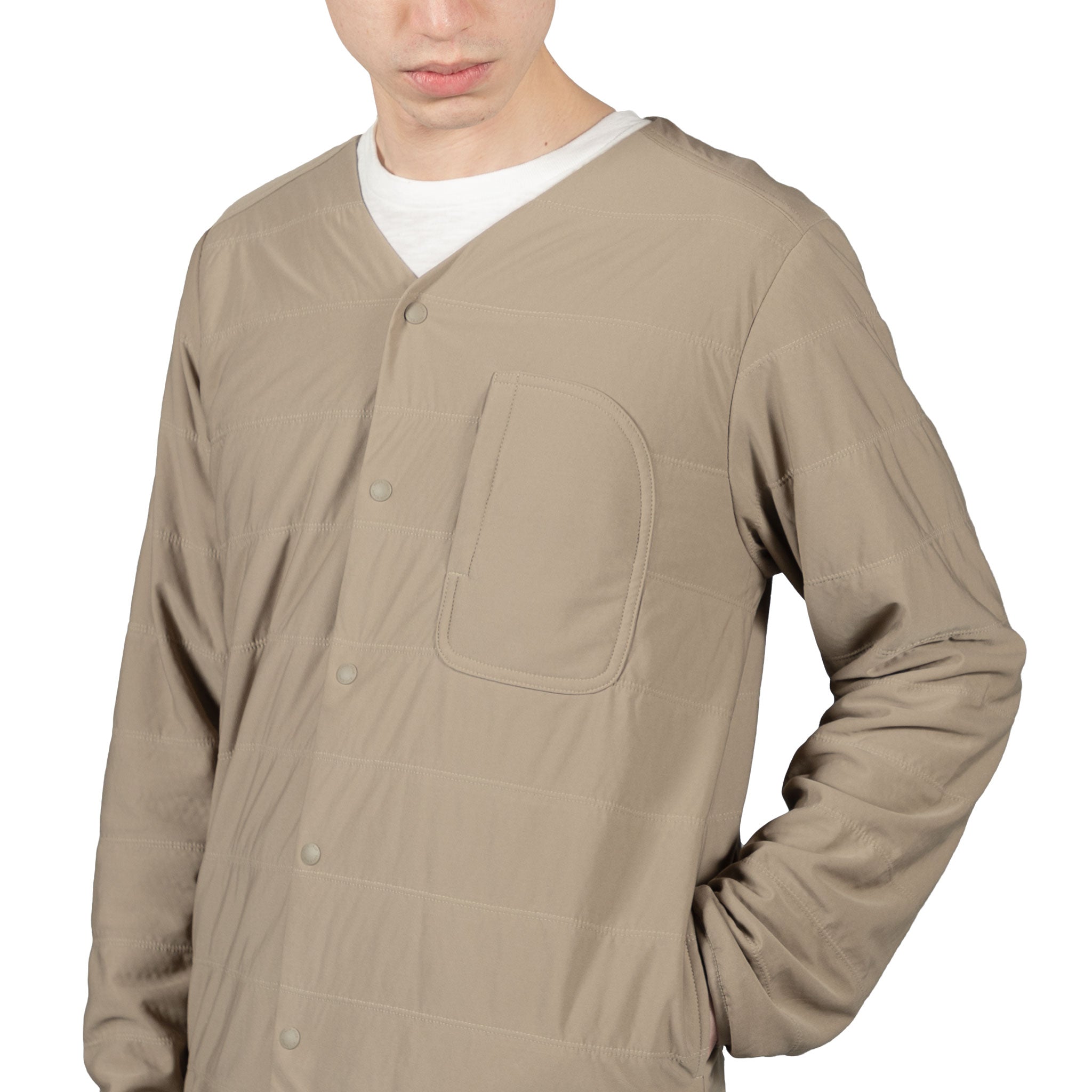 Snow Peak Flexible Insulated Cardigan - Beige | Wallace Mercantile Sho