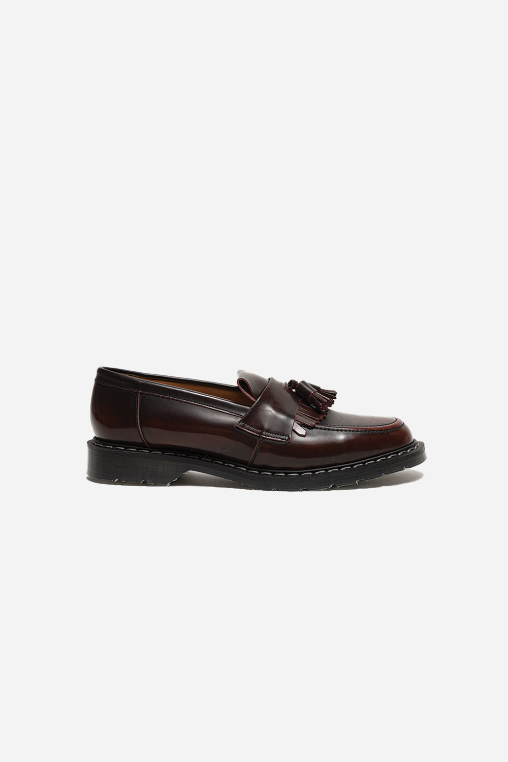 Solovair Tassel Loafer in Burgundy Rub-Off | Wallace Mercantile Shop