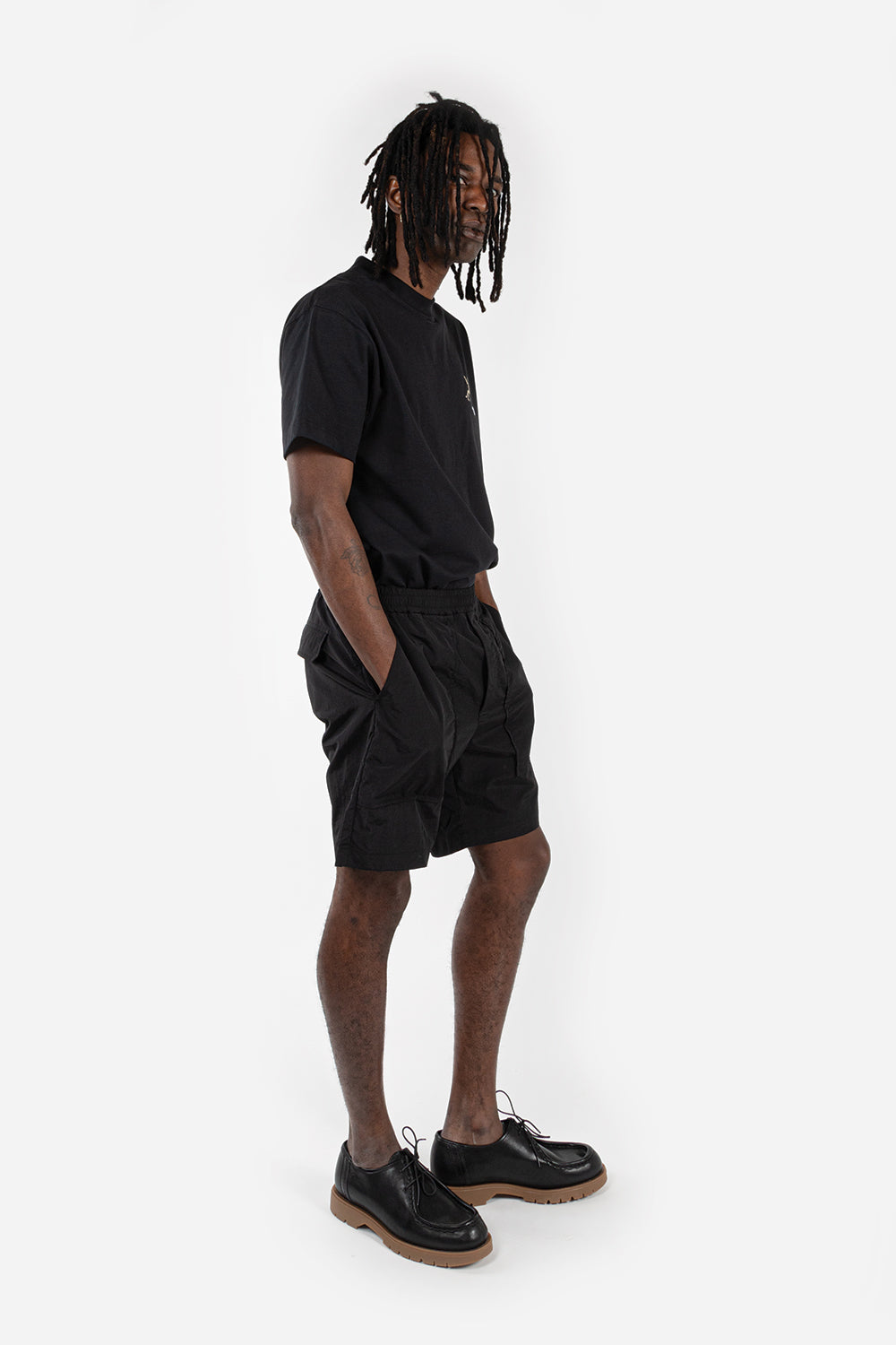 Soulland Porter Shorts in Black - Wallace Mercantile Shop