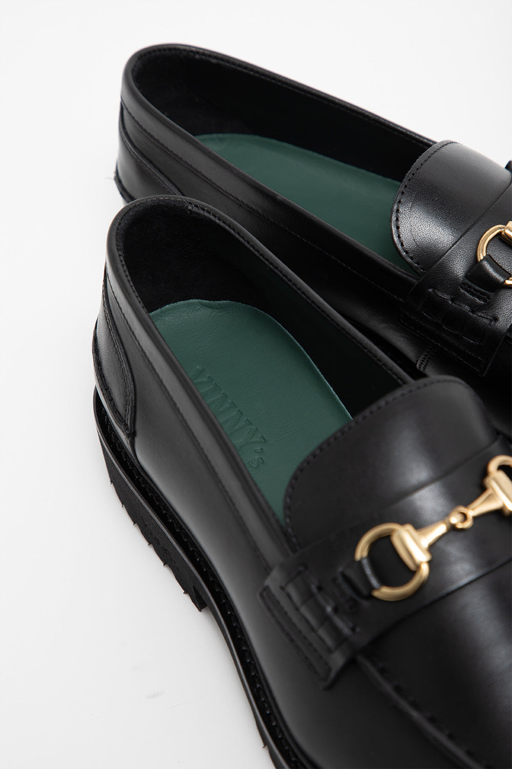 Vinny's Le Club Snaffle Bit Loafer in Black Crust | Wallace Mercantile