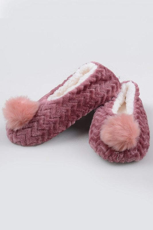 sherpa lined slippers