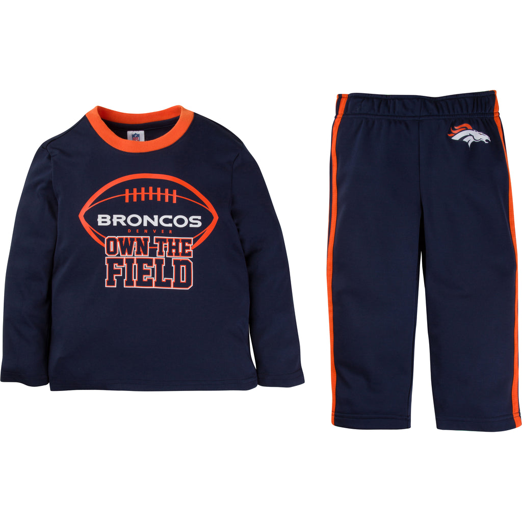 Broncos Long Sleeve Shirt and Pants Set (12M-4T) – babyfans