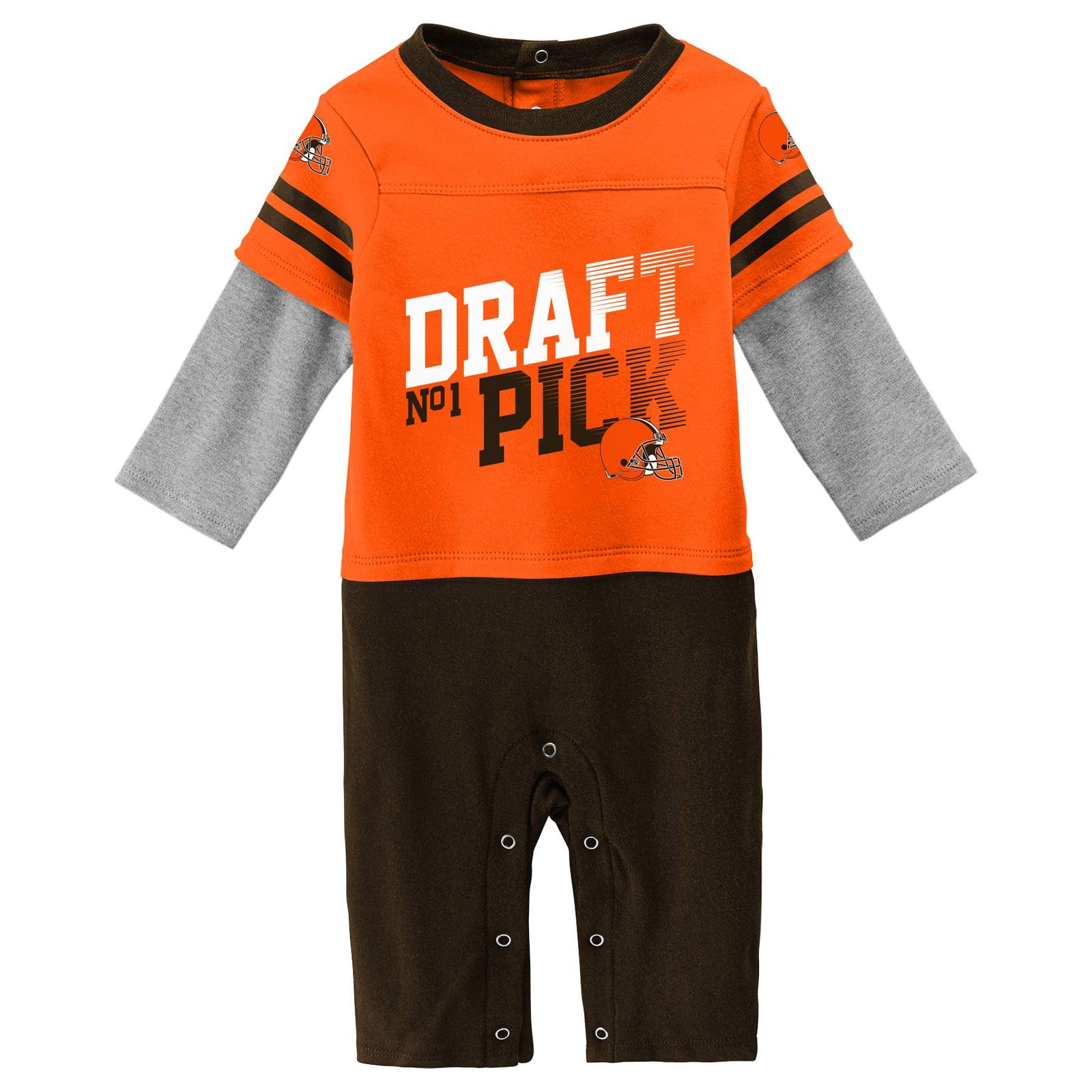 Browns Boy Long Sleeve Coverall – babyfans