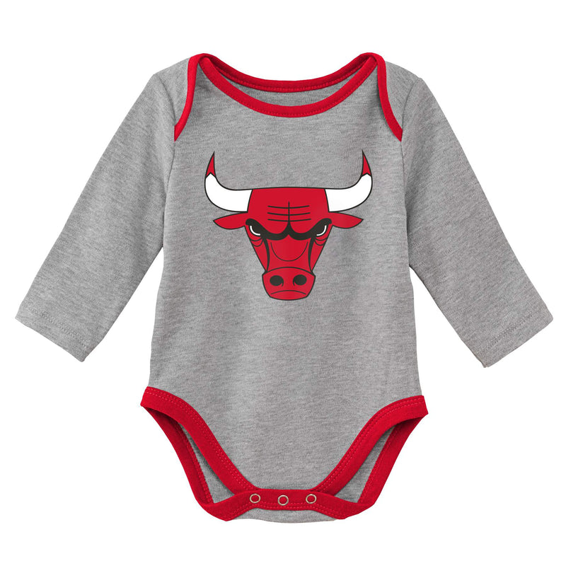 Bulls Long Sleeve Bodysuit Set – babyfans