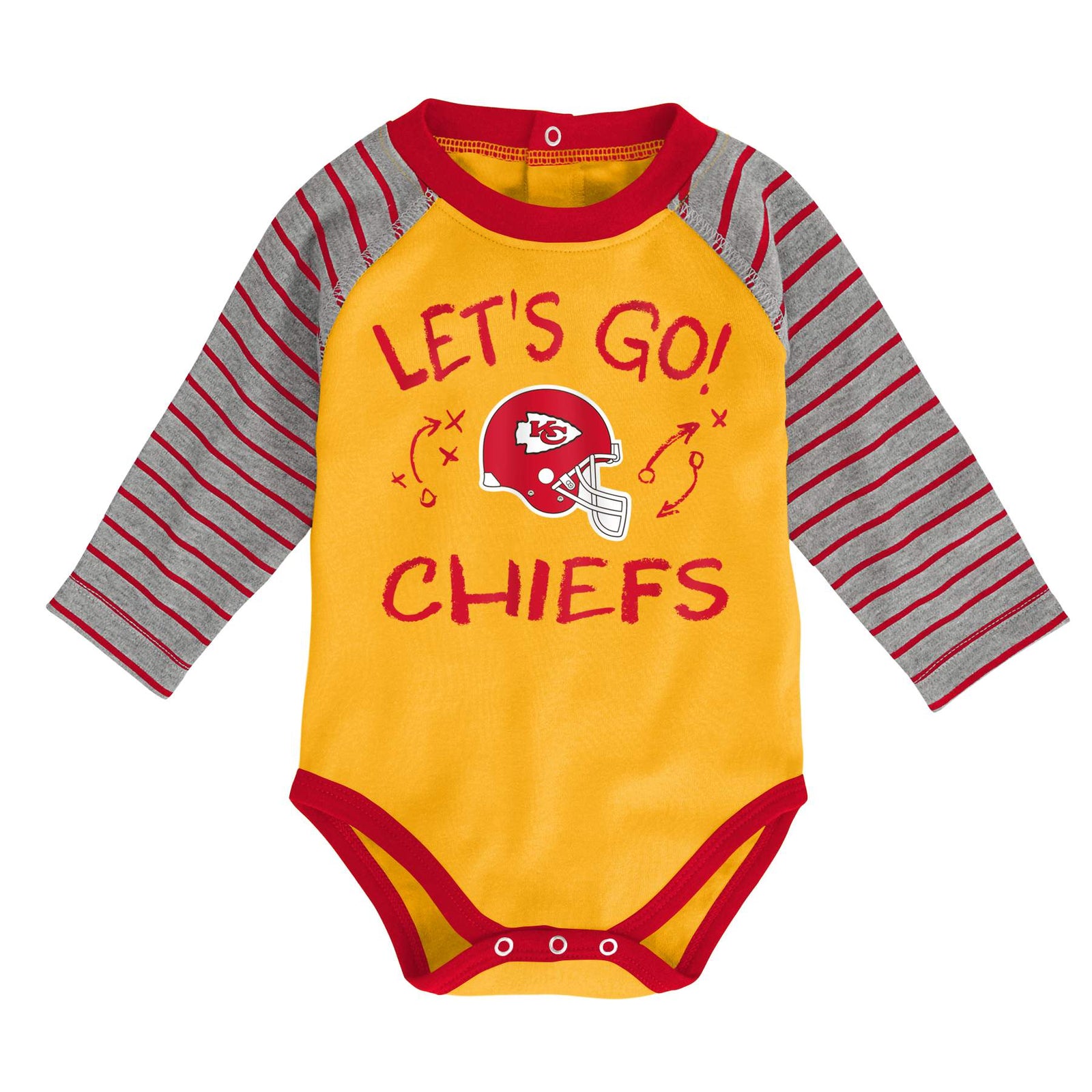 Chiefs Long Sleeve Bodysuit and Pants Set – babyfans