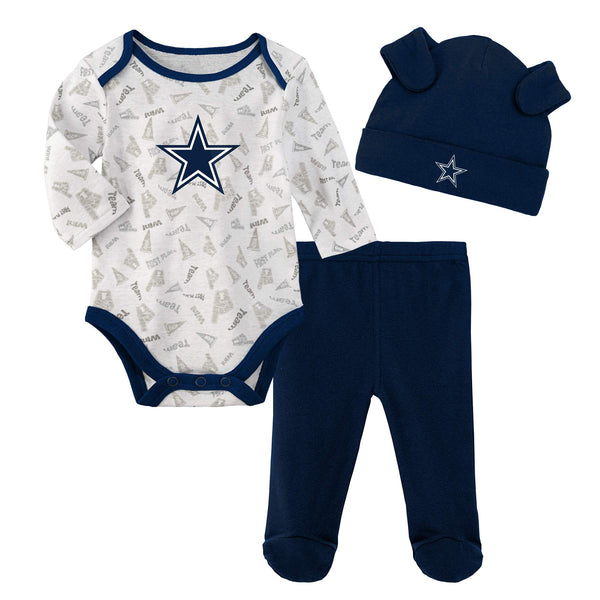 Dallas Cowboys NFL Girls Diamond Dress/All Hearts Infant, Navy