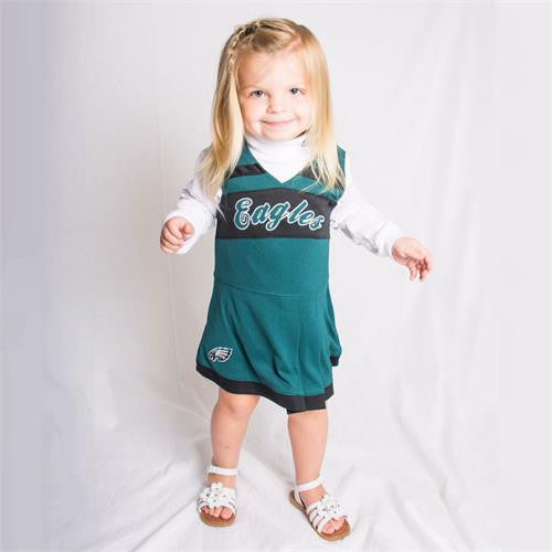 baby girl eagles cheerleader outfit
