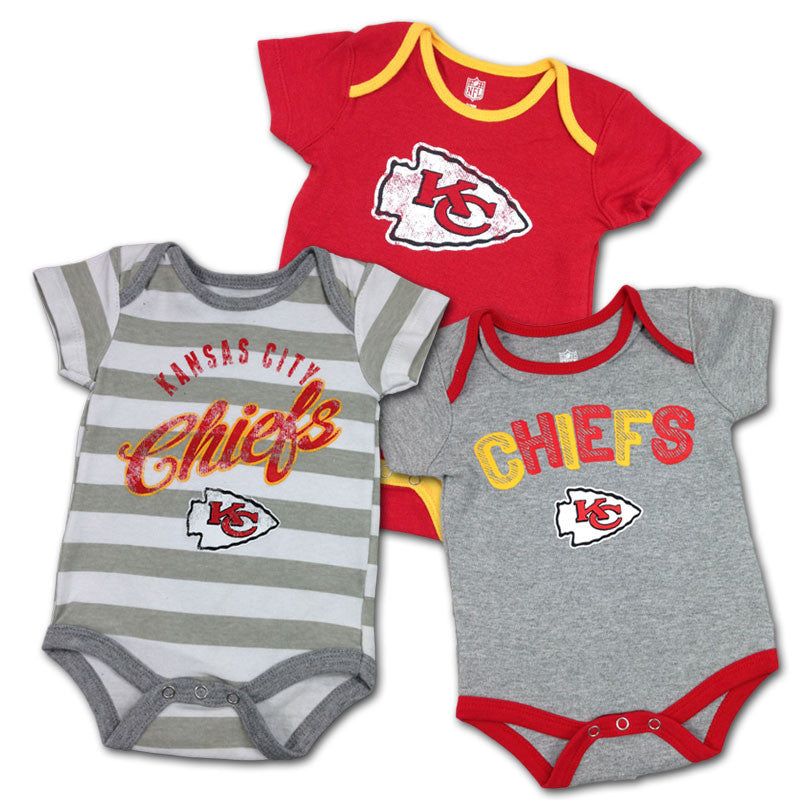 Chiefs Fan Onesies Trio – babyfans