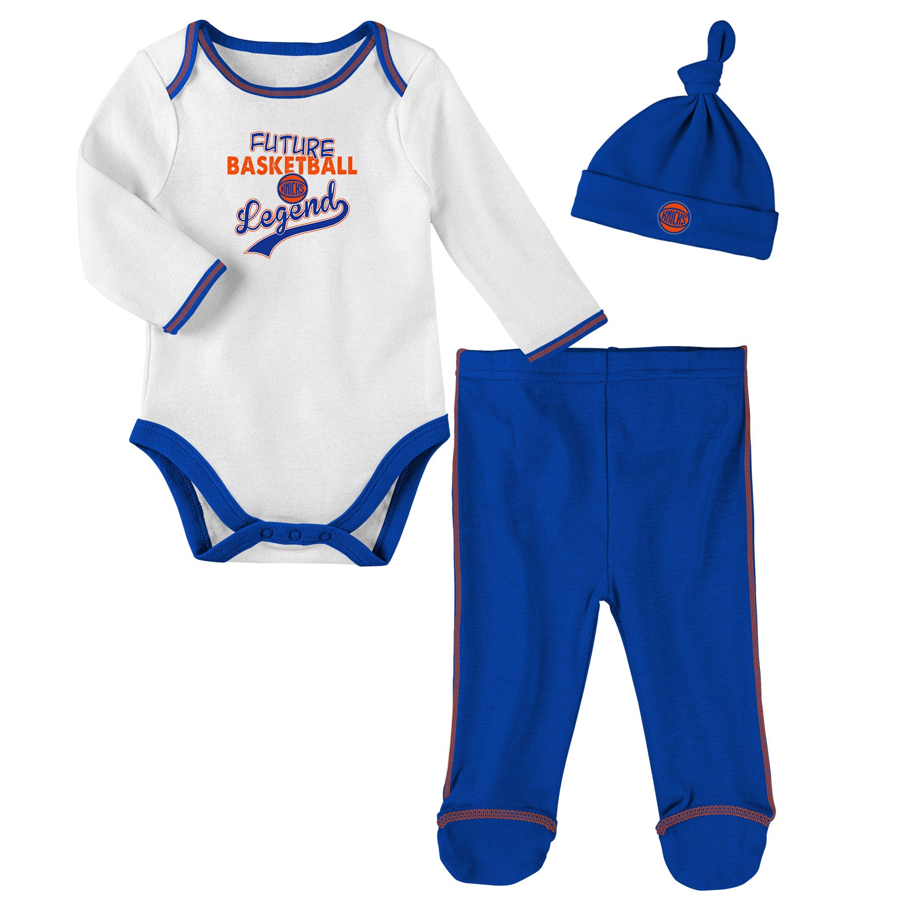 New York Knicks Future Basketball Legend 3 Piece Outfit – babyfans