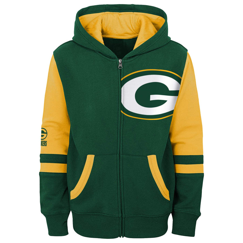 Green Bay Packers Zip Up Sweatshirt – babyfans