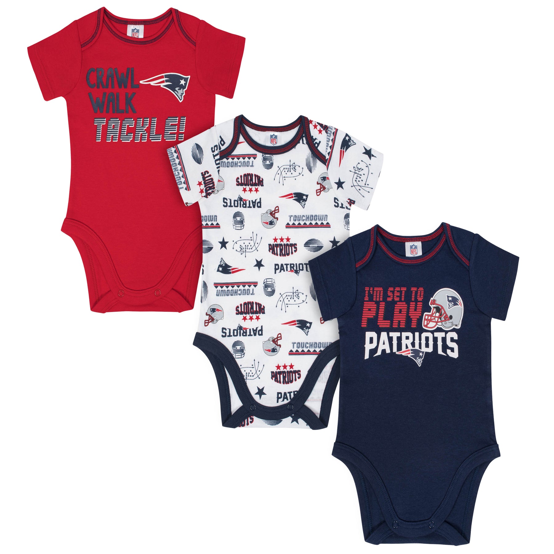 patriots onesie baby girl