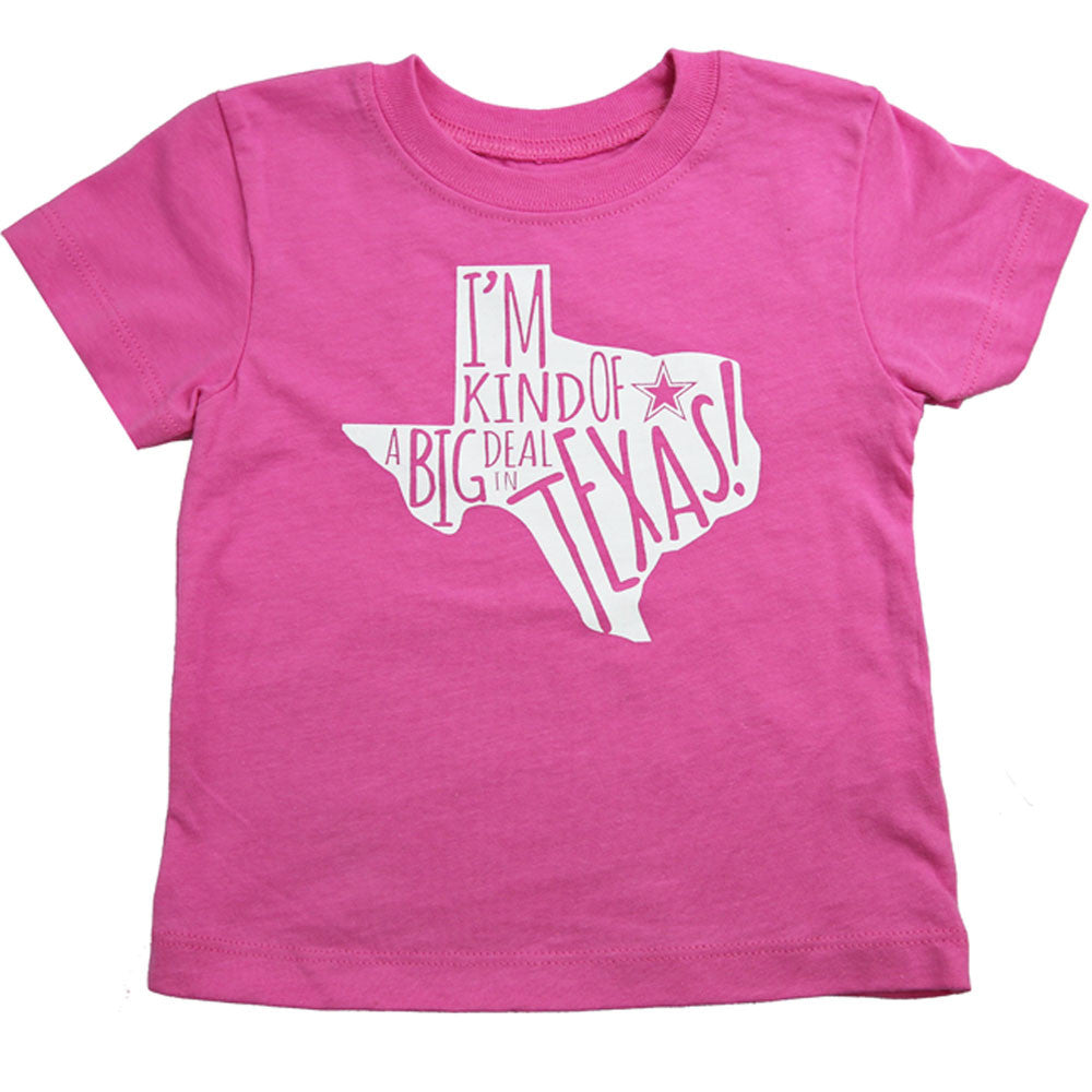 I'm Kind of a Big Deal Cowboys Baby/Toddler Girl Tee Shirt – babyfans