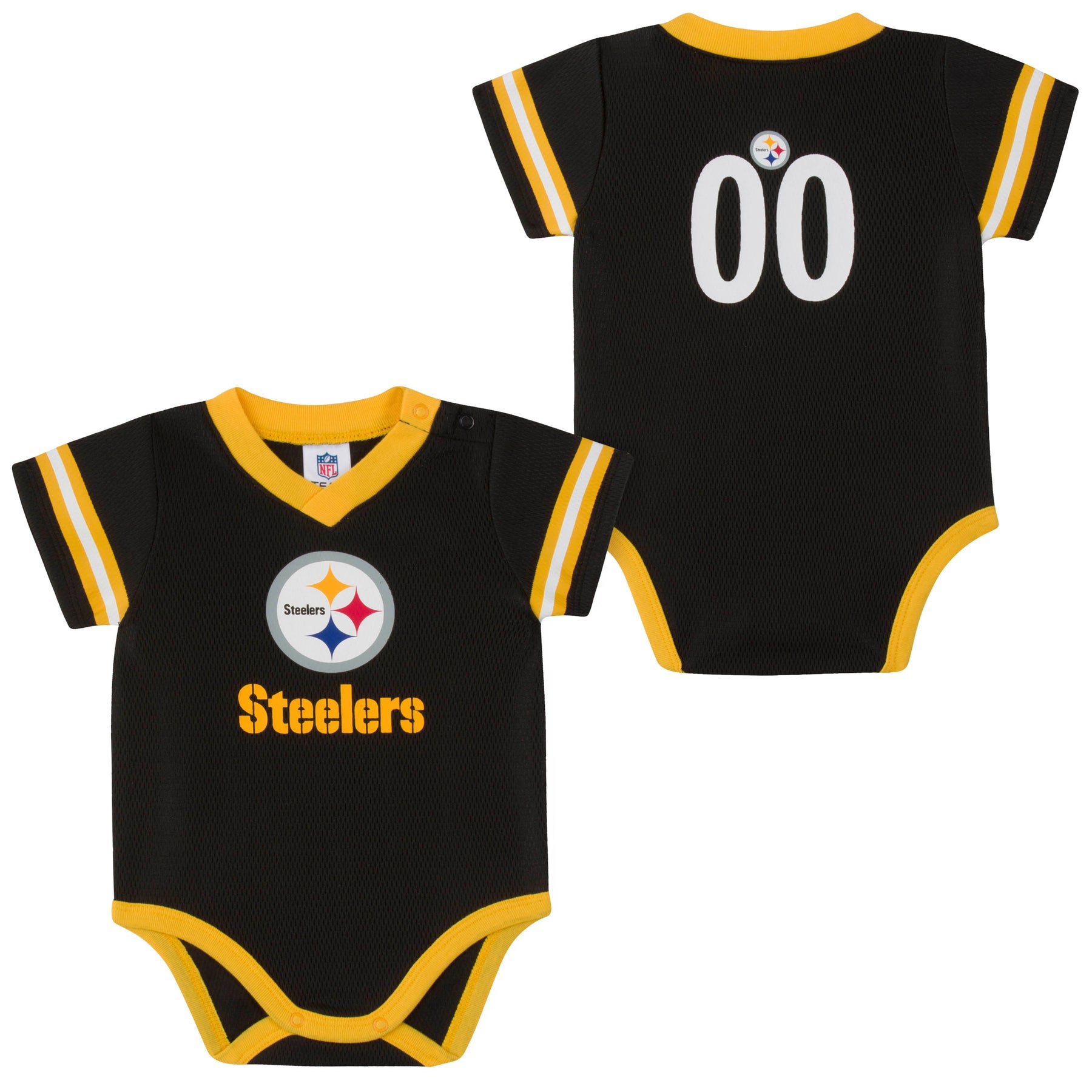 NFL Pittsburgh Steelers Baby Boys Team Uniform Footysuit